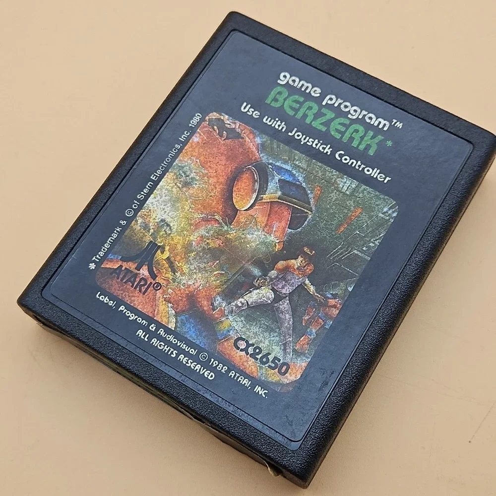 Berzerk‎ Atari 2600 Video Game Cartridge